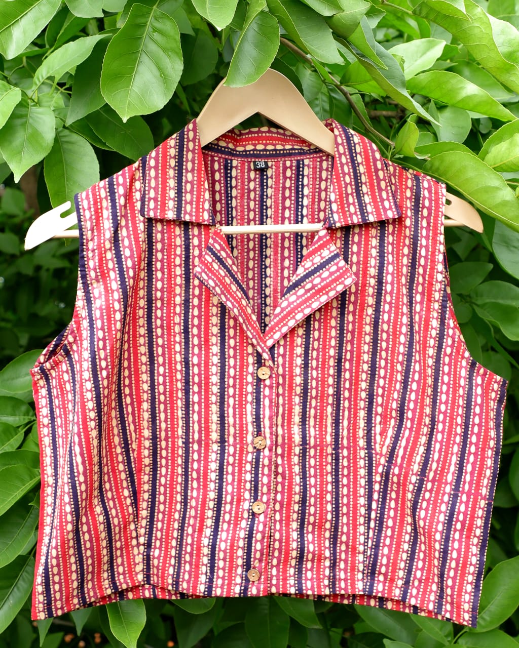 Hand Block Vest Top