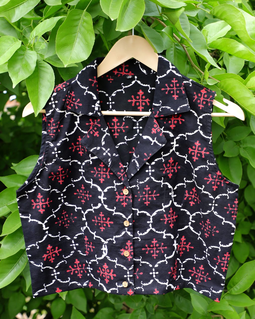 Hand Block Vest Top