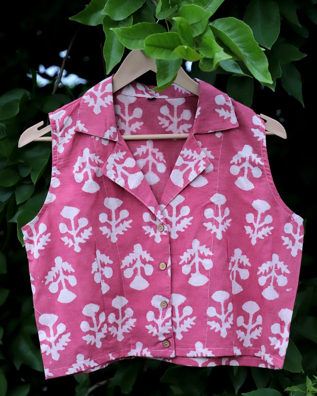 Hand Block Vest Top