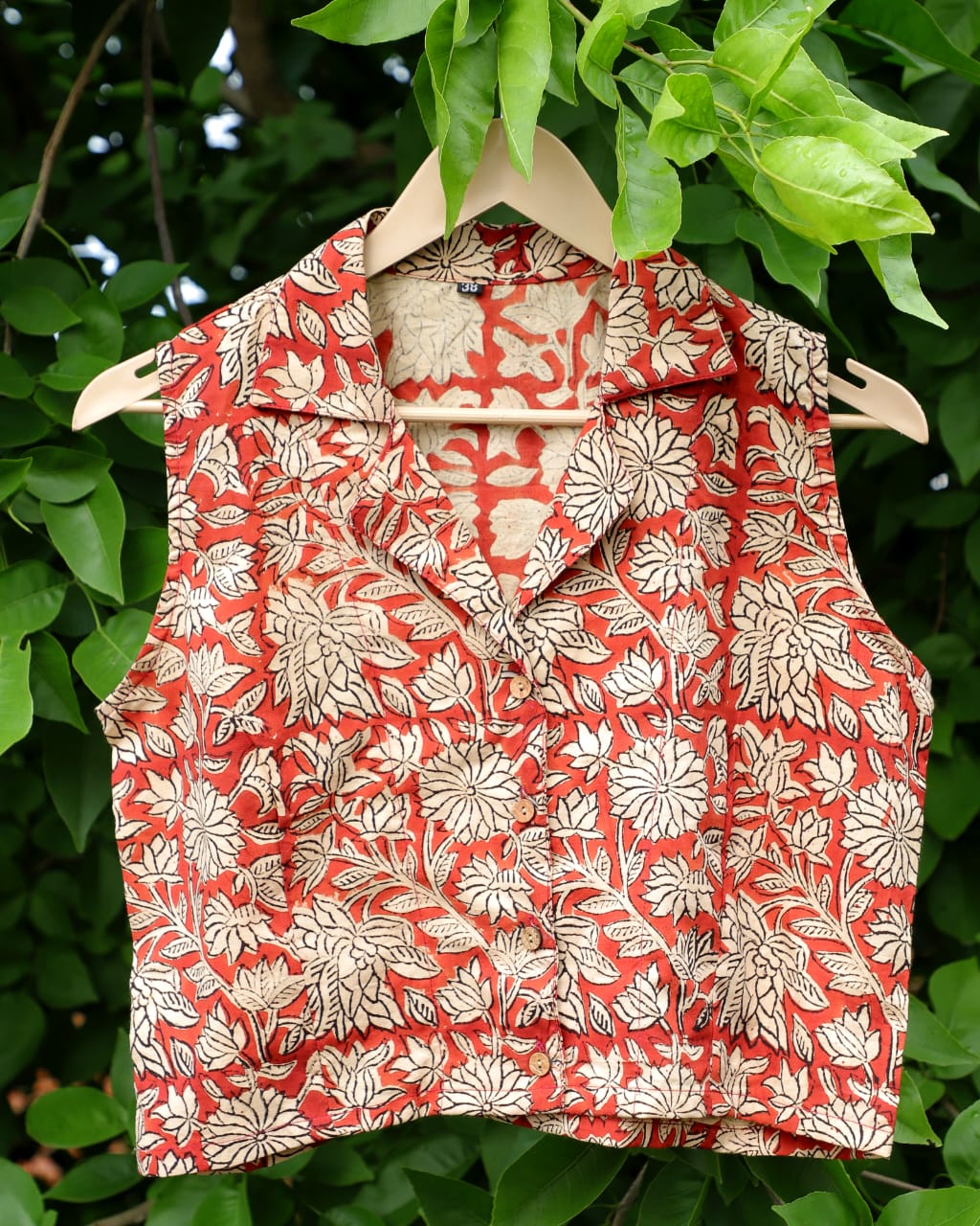 Hand Block Vest Top
