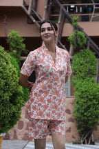 Block Print Short Co-ord Set