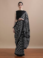 Block Print Cotton Mulmul Sarees