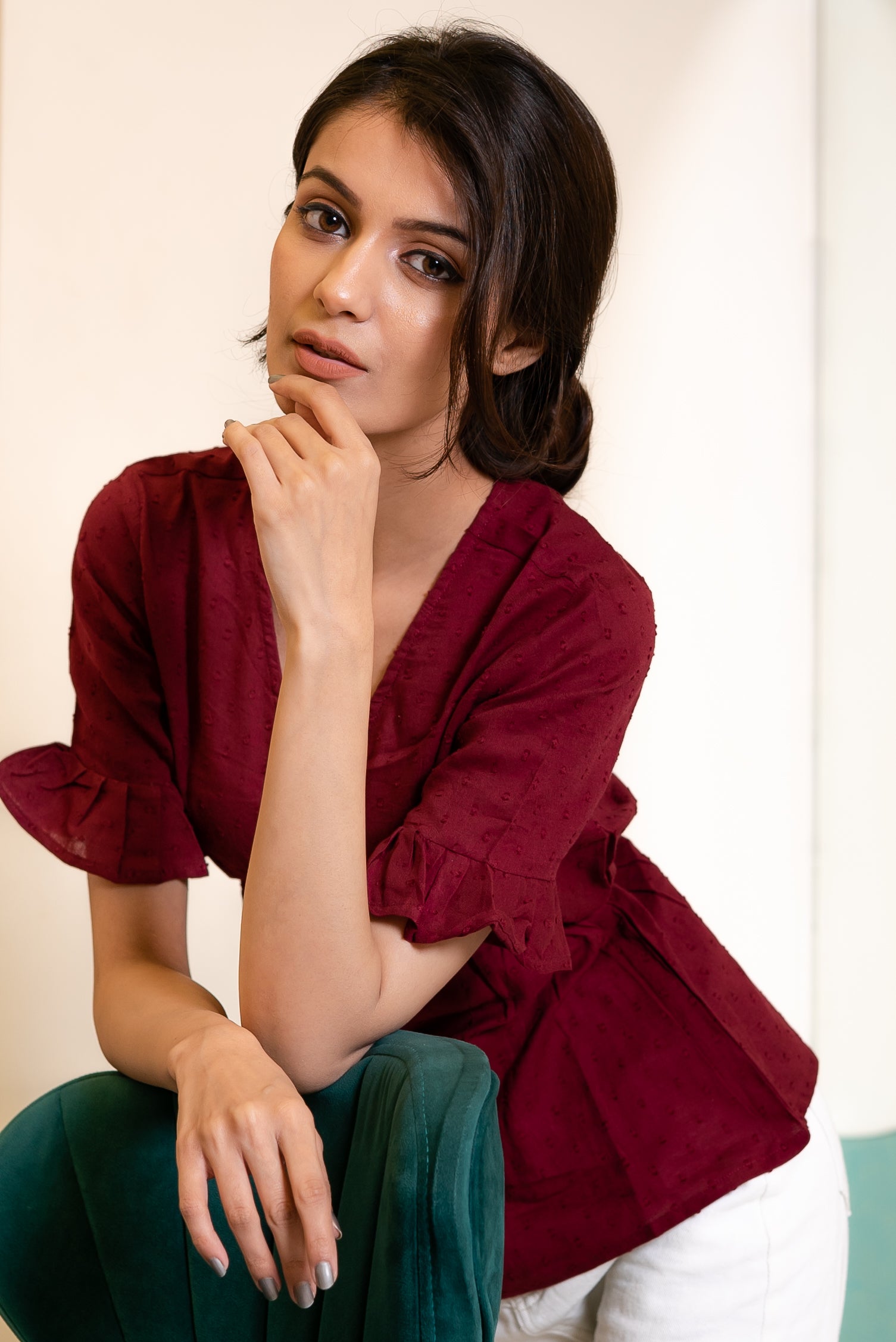 Maroon Bell Top